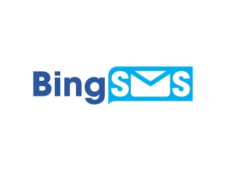 BingSMS or BingSMS.com logo design by rokenrol