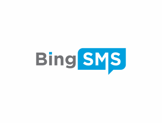 BingSMS or BingSMS.com logo design by haidar