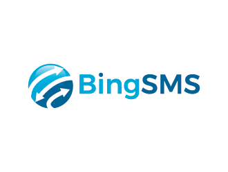 BingSMS or BingSMS.com logo design by mhala
