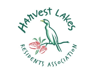 Harvest Lakes Residents Association logo design by REDCROW