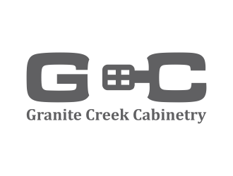 Granite Creek Cabinetry  logo design by BlessedArt
