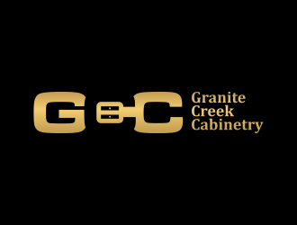 Granite Creek Cabinetry  logo design by BlessedArt