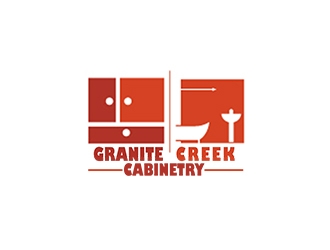 Granite Creek Cabinetry  logo design by zizo