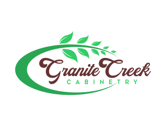 Granite Creek Cabinetry  logo design by AisRafa
