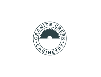 Granite Creek Cabinetry  logo design by goblin