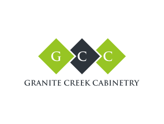 Granite Creek Cabinetry  logo design by goblin
