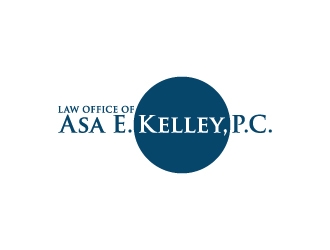 Law Office of Asa E. Kelley, P.C. logo design by dhika