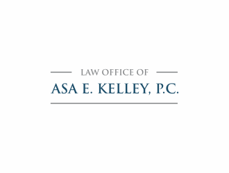 Law Office of Asa E. Kelley, P.C. logo design by haidar