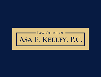 Law Office of Asa E. Kelley, P.C. logo design by alby