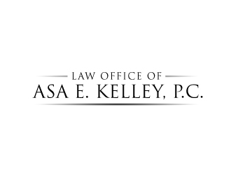 Law Office of Asa E. Kelley, P.C. logo design by nexgen