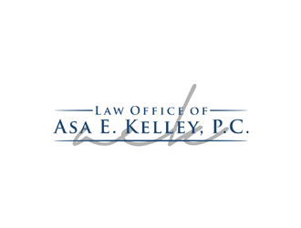 Law Office of Asa E. Kelley, P.C. logo design by johana