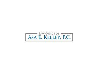 Law Office of Asa E. Kelley, P.C. logo design by rief