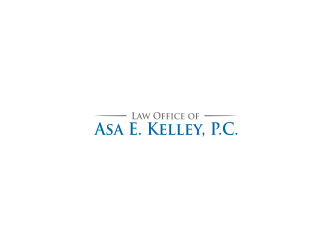 Law Office of Asa E. Kelley, P.C. logo design by rief