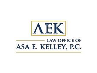 Law Office of Asa E. Kelley, P.C. logo design by Fear
