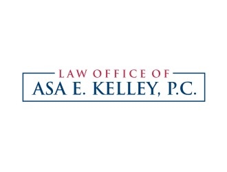 Law Office of Asa E. Kelley, P.C. logo design by agil