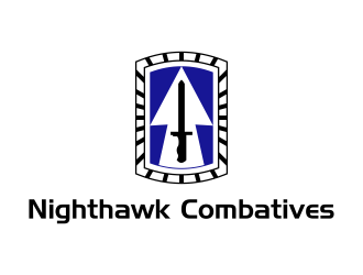 Nighthawk Combatives logo design by BlessedArt