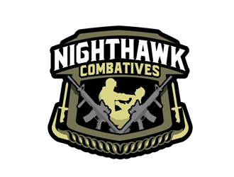 Nighthawk Combatives logo design by DreamLogoDesign