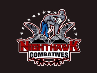 Nighthawk Combatives logo design by DreamLogoDesign