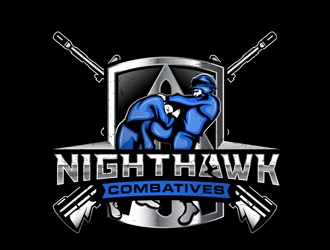 Nighthawk Combatives logo design by DreamLogoDesign