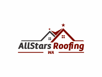 AllStars Roofing WA logo design by haidar