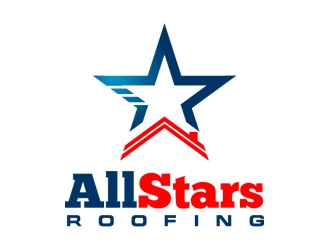 AllStars Roofing WA logo design by Coolwanz