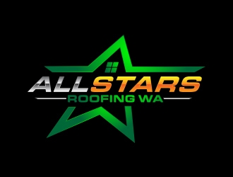 AllStars Roofing WA logo design by wenxzy