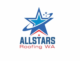 AllStars Roofing WA logo design by samueljho