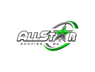 AllStars Roofing WA logo design by litera
