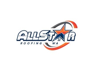 AllStars Roofing WA logo design by litera