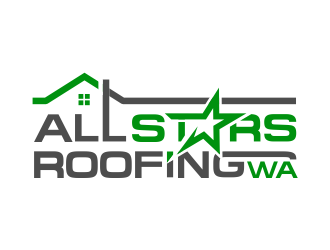 AllStars Roofing WA logo design by kopipanas