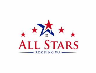 AllStars Roofing WA logo design by mletus