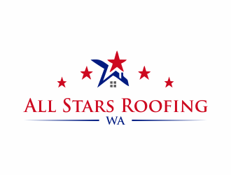 AllStars Roofing WA logo design by mletus