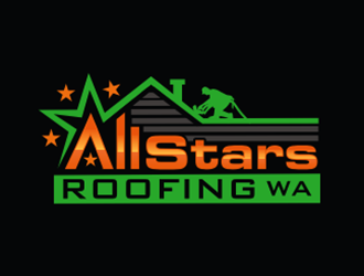 AllStars Roofing WA logo design by Foxcody