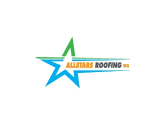 AllStars Roofing WA logo design by bcendet