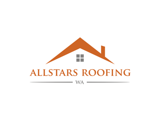 AllStars Roofing WA logo design by EkoBooM