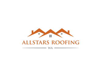 AllStars Roofing WA logo design by EkoBooM