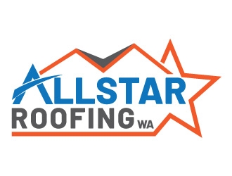 AllStars Roofing WA logo design by Chowdhary