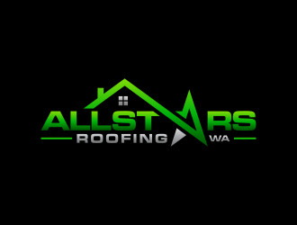 AllStars Roofing WA logo design by .:payz™