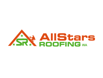 AllStars Roofing WA logo design by Foxcody