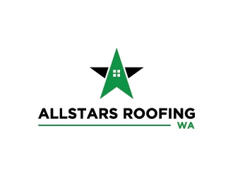 AllStars Roofing WA logo design by Fear