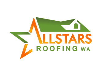 AllStars Roofing WA logo design by cintoko