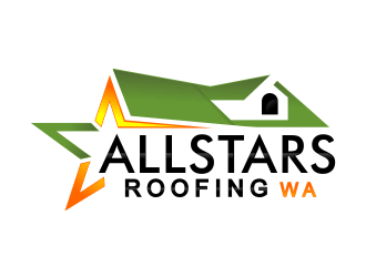 AllStars Roofing WA logo design by cintoko