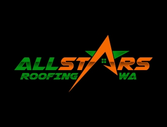 AllStars Roofing WA logo design by fantastic4