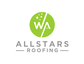 AllStars Roofing WA logo design by checx