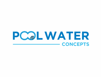 Pool Water Concepts  logo design by ammad