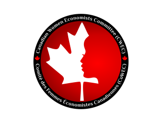 Canadian Women Economists Committee  (CWEC)  Comité des Femmes Économistes Canadiennes (CoWEC) logo design by rykos