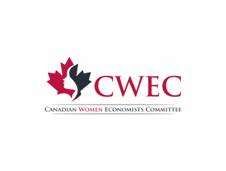 Canadian Women Economists Committee  (CWEC)  Comité des Femmes Économistes Canadiennes (CoWEC) logo design by ammad