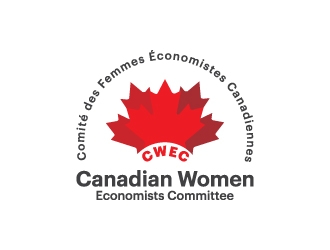Canadian Women Economists Committee  (CWEC)  Comité des Femmes Économistes Canadiennes (CoWEC) logo design by logogeek