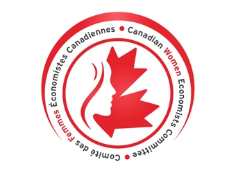 Canadian Women Economists Committee  (CWEC)  Comité des Femmes Économistes Canadiennes (CoWEC) logo design by Roma