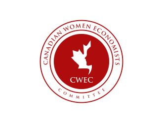 Canadian Women Economists Committee  (CWEC)  Comité des Femmes Économistes Canadiennes (CoWEC) logo design by L E V A R